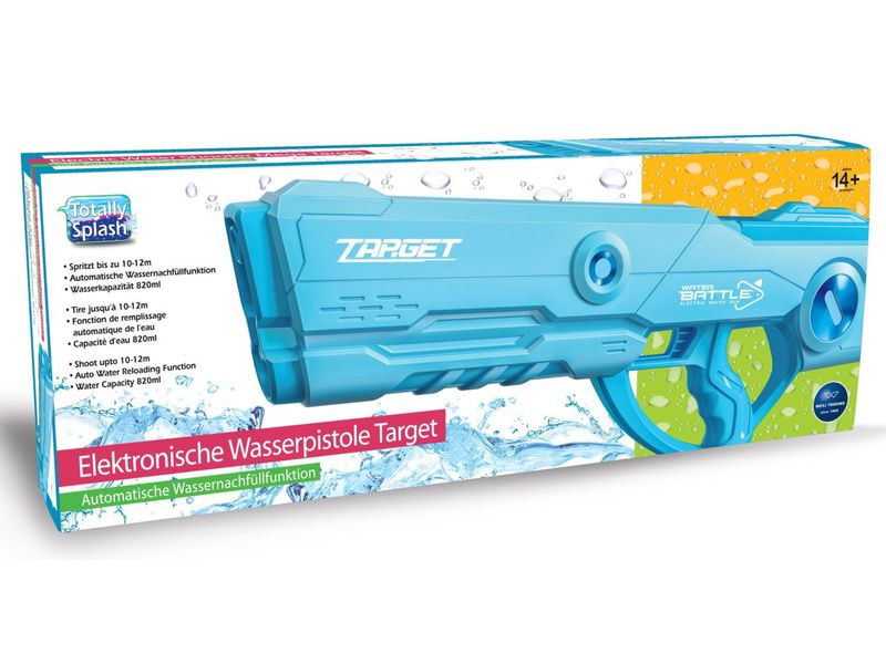 Totally Wasserpistole Splash Elektronische Target Gartenspielzeug für spannende Wasserduelle