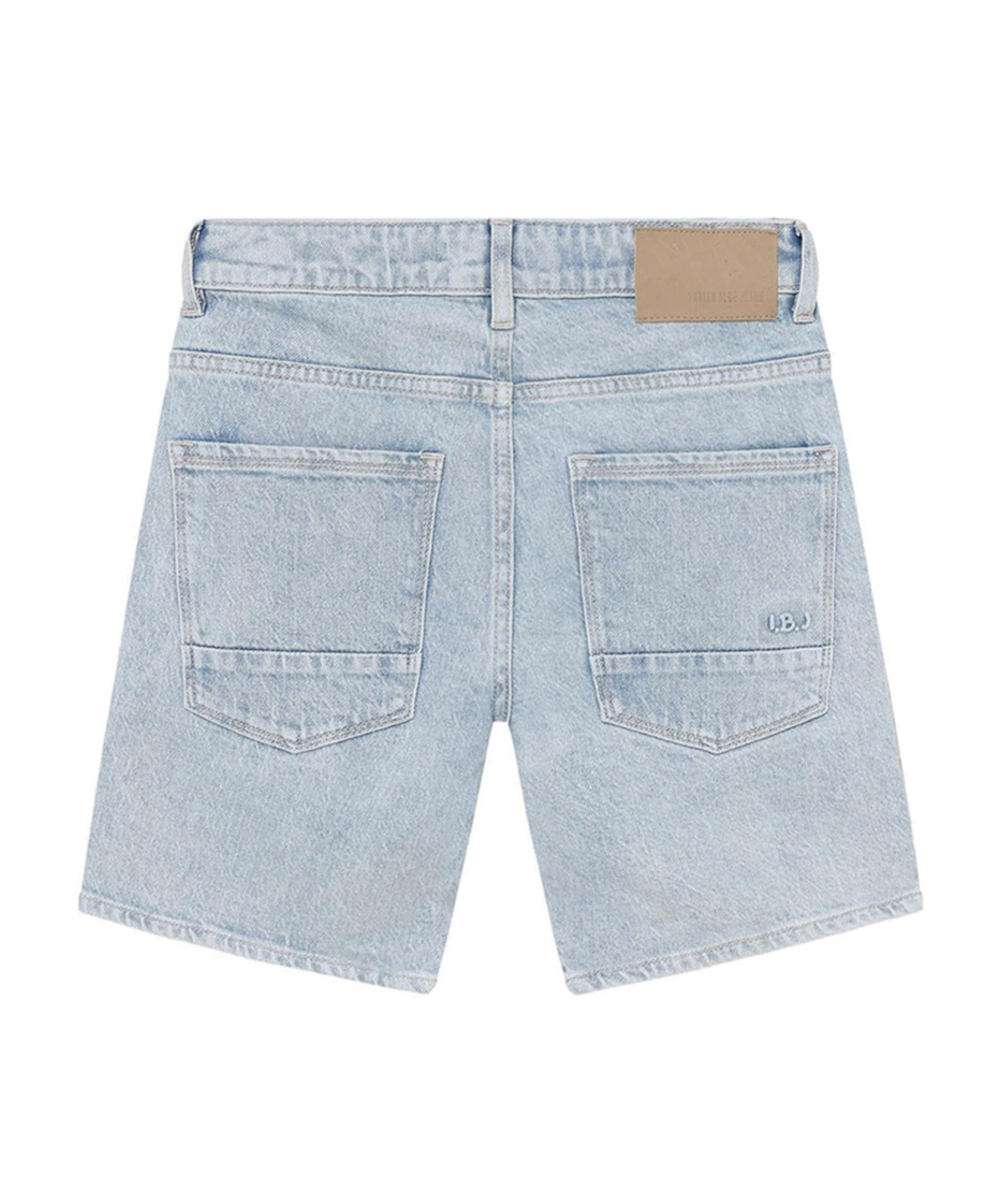 Indian Blue Jeans Wide Denim jongens korte broek blauw