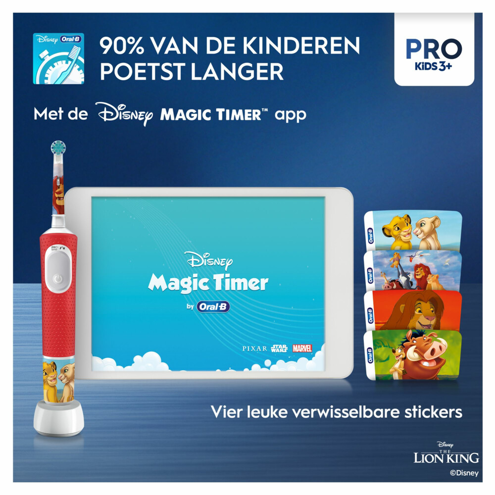 Oral-B Elektrische Tandenborstel Pro Kids Lion King