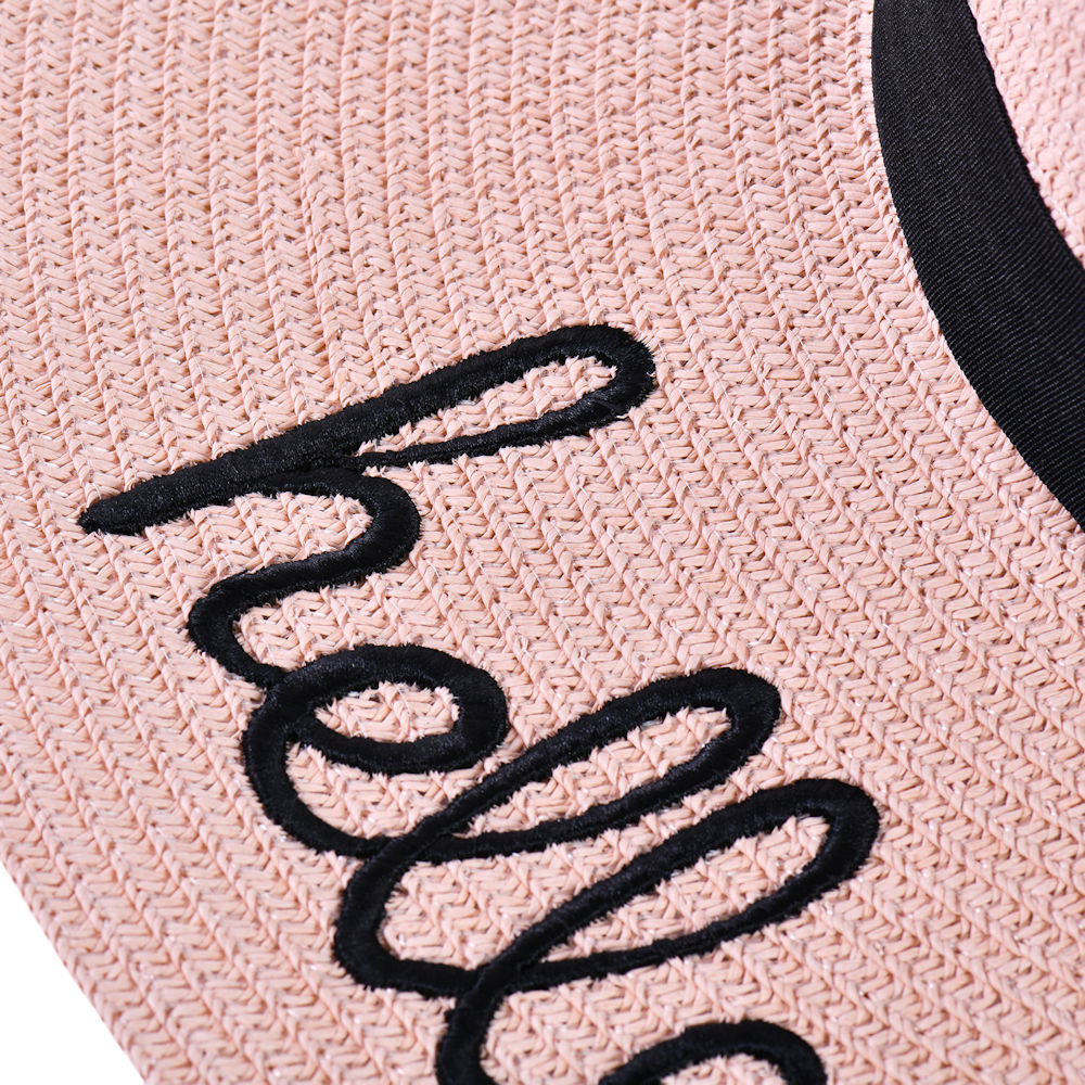 Decopatent Zomerhoed Dames - Licht Roze UV Strohoed