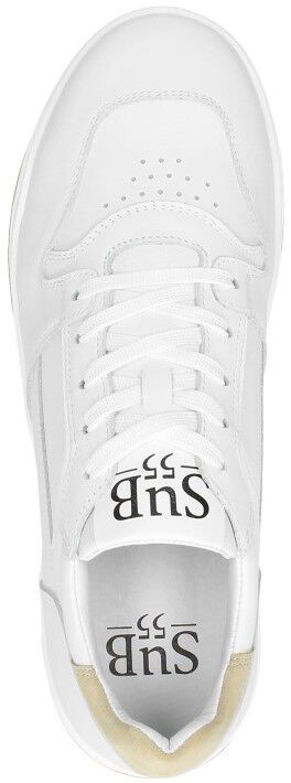 Sub55 Veterschoenen Laag wit