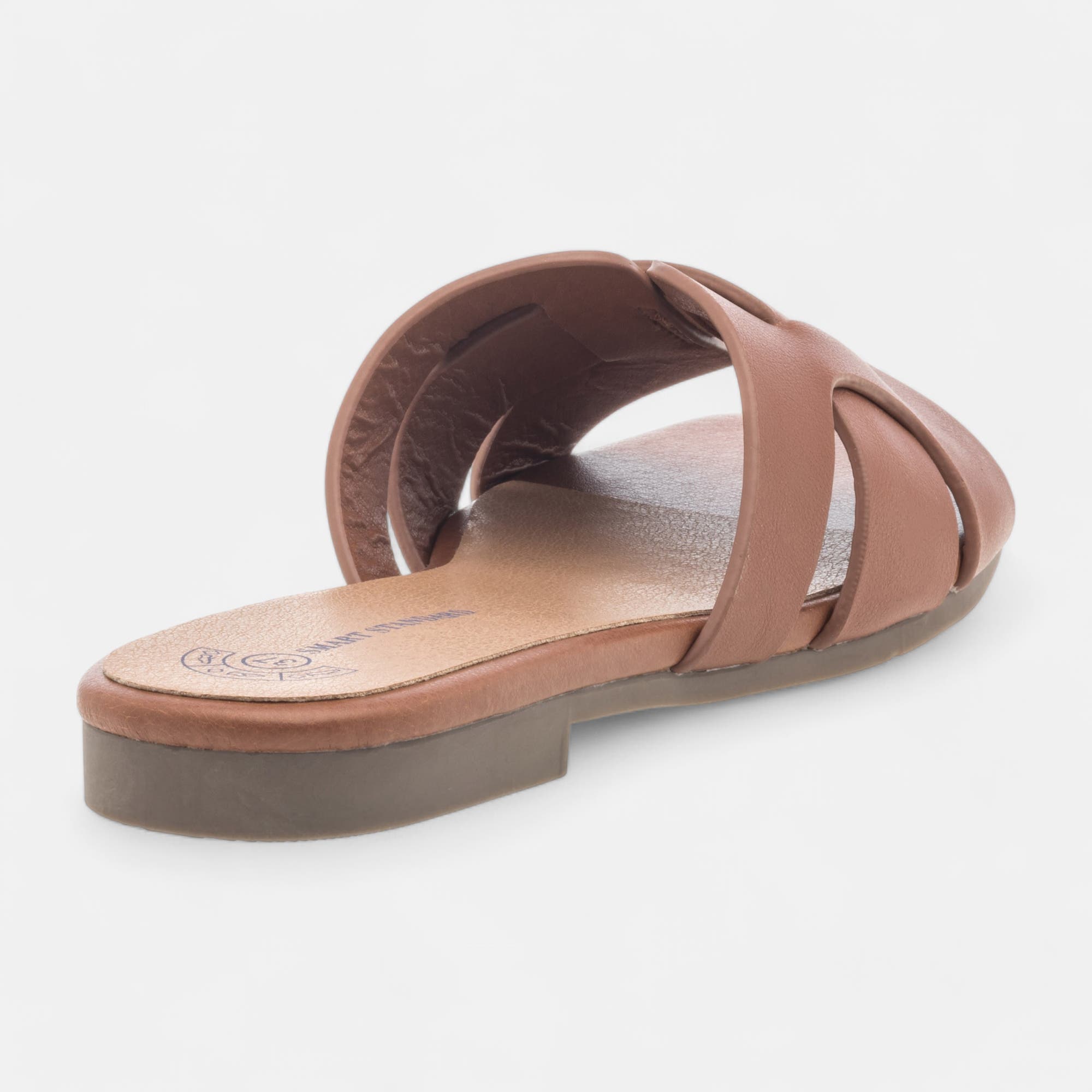 Mules Femme cognac