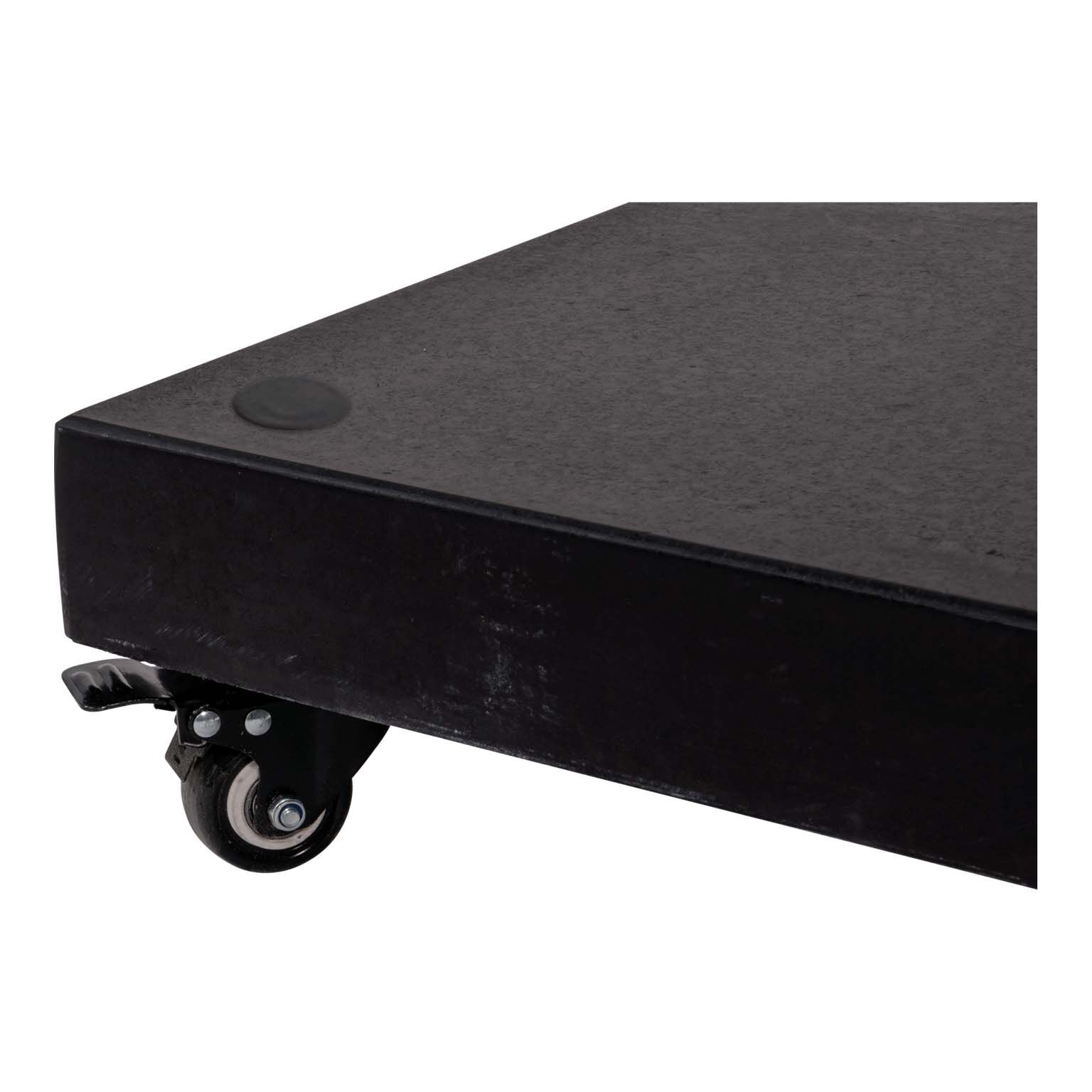 Lesli Living - Parasolvoet - 50kg - 50 Kilogram - Zwart