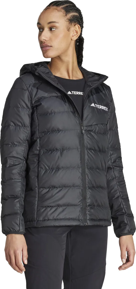 Adidas Women's Terrex Multi Light Down Hooded Jacka Black