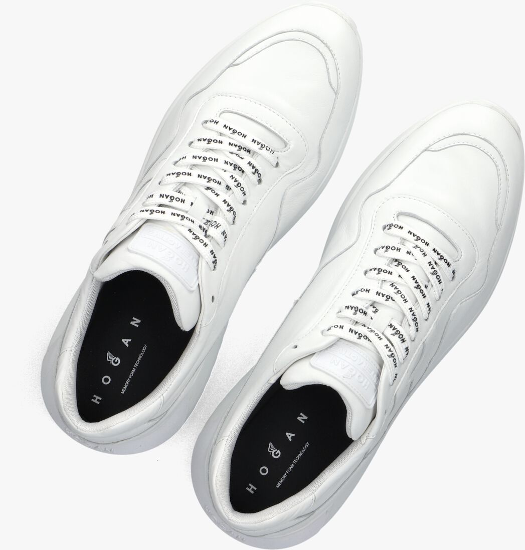 witte hogan lage sneakers interactive3 allacciato pelle