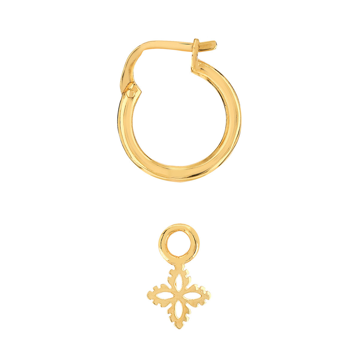 Boucles d'oreilles dorées