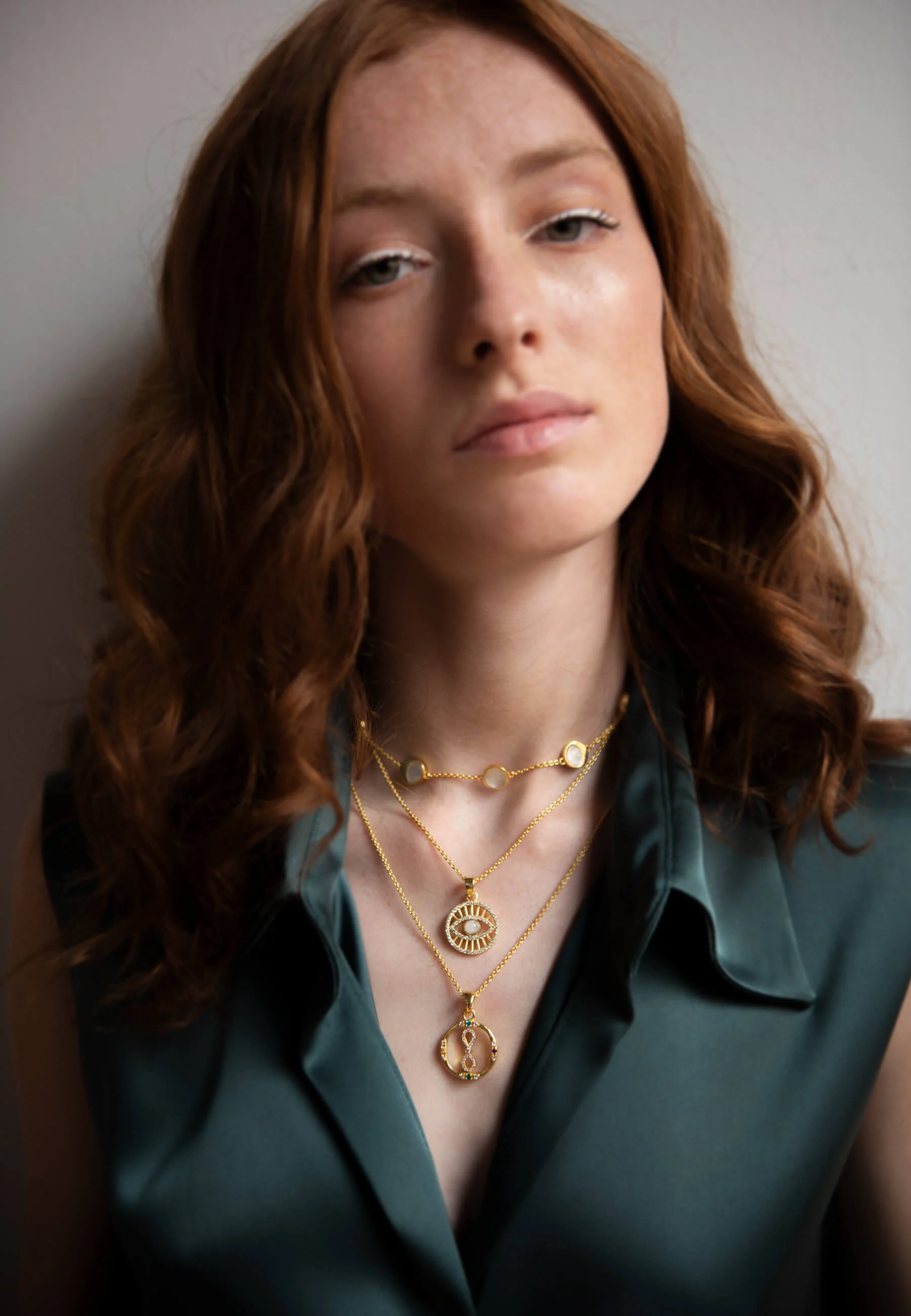 MOON CIRCULATION - Choker lunaire | Doré