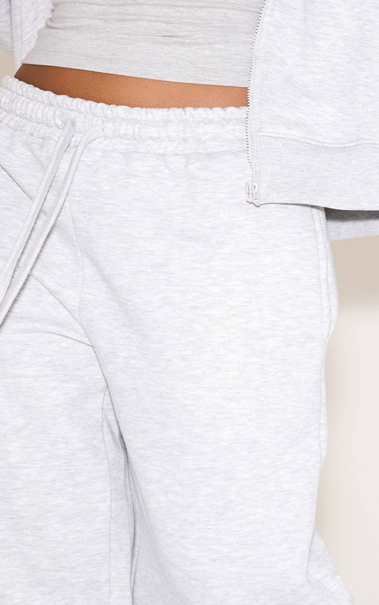 Gris Cendré Jogging Oversize À Jambes Larges