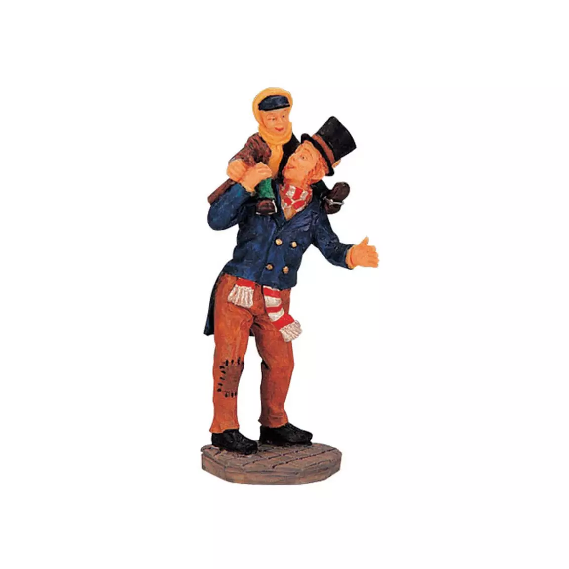 Personnages Lemax Bob Cratchit et Tiny Tim