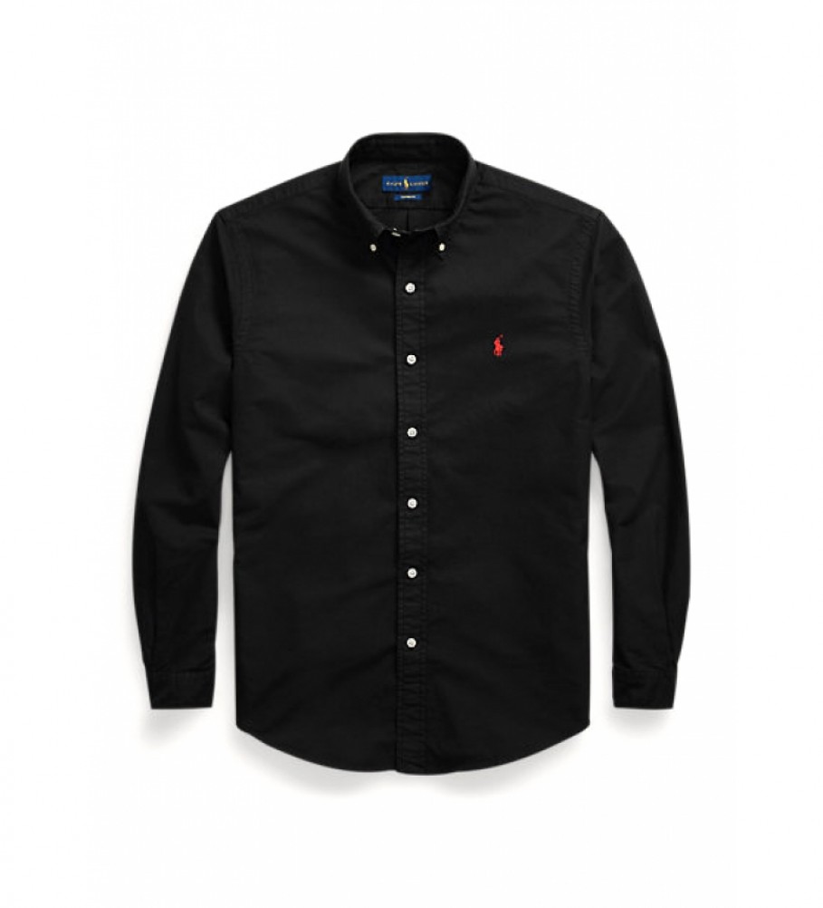 Ralph Lauren Camisa  Oxford Custom Fit negro