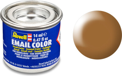 Emalje Maling Til Hobby - Revell - Wood Brown Silk 14 ML