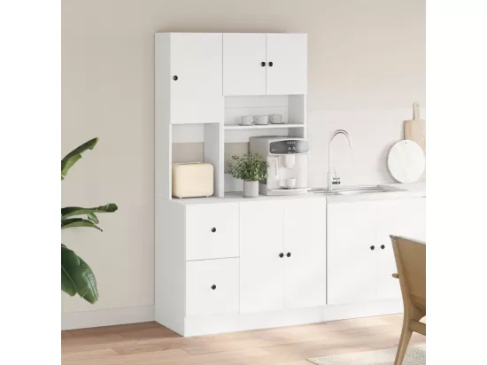 Armoire de cuisine blanc 95x50x180 cm bois d'ingénierie