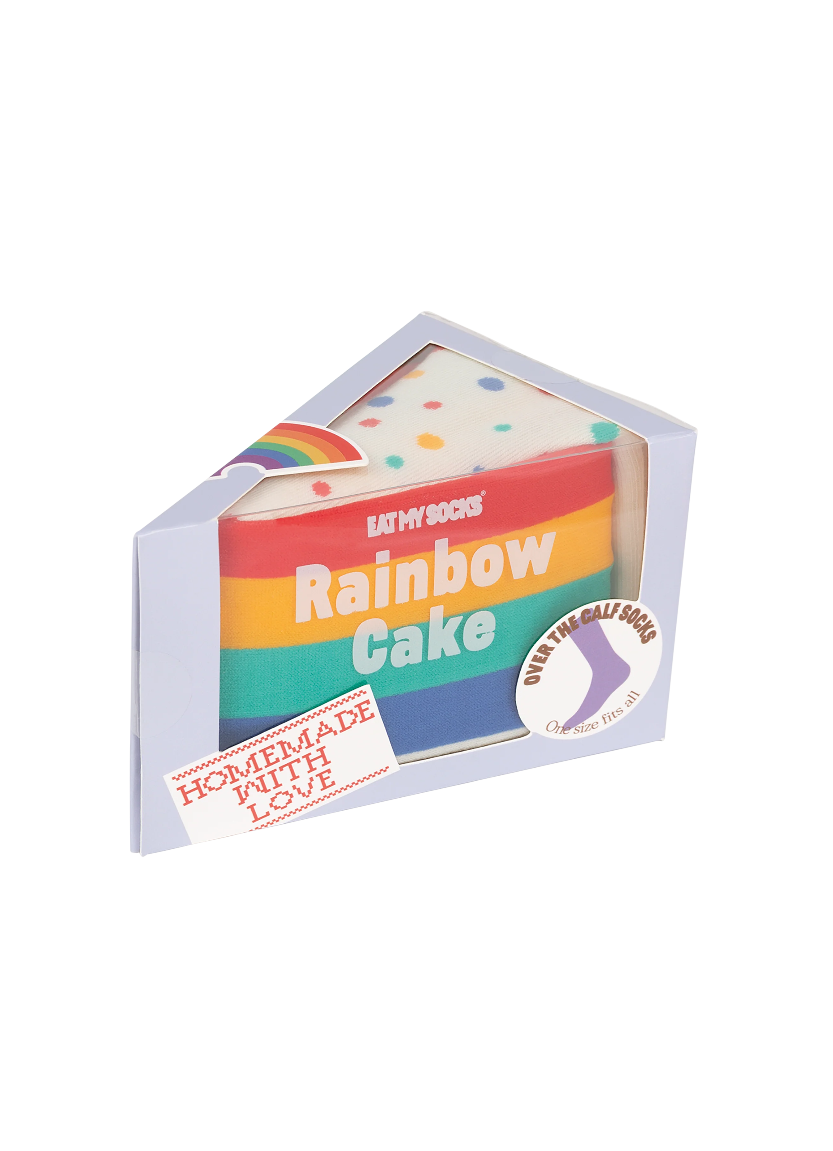 Eat My Socks  Rainbow Cake strømper - Multi