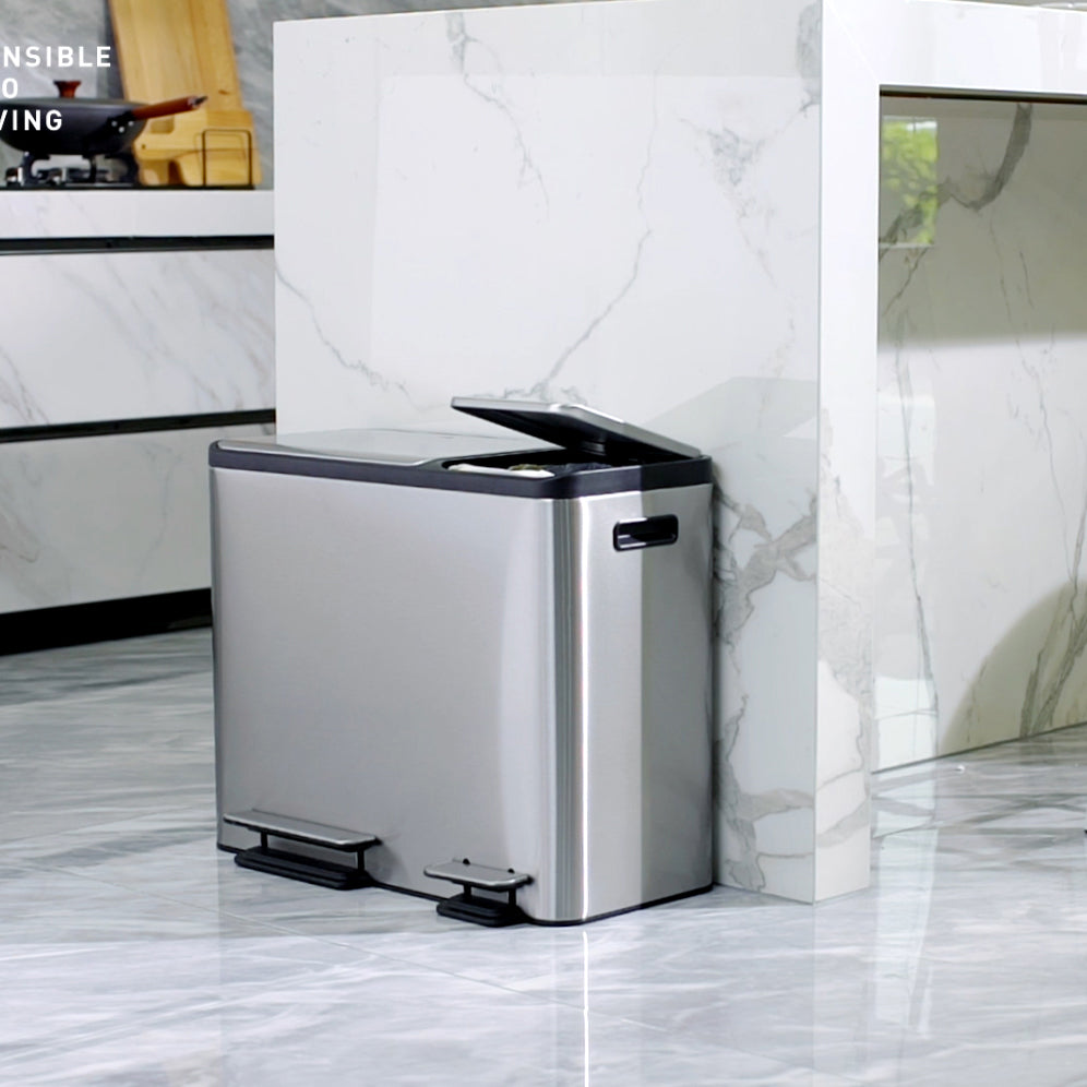 EKO EcoCasa Pedaalemmer 45 Liter (3x15L)