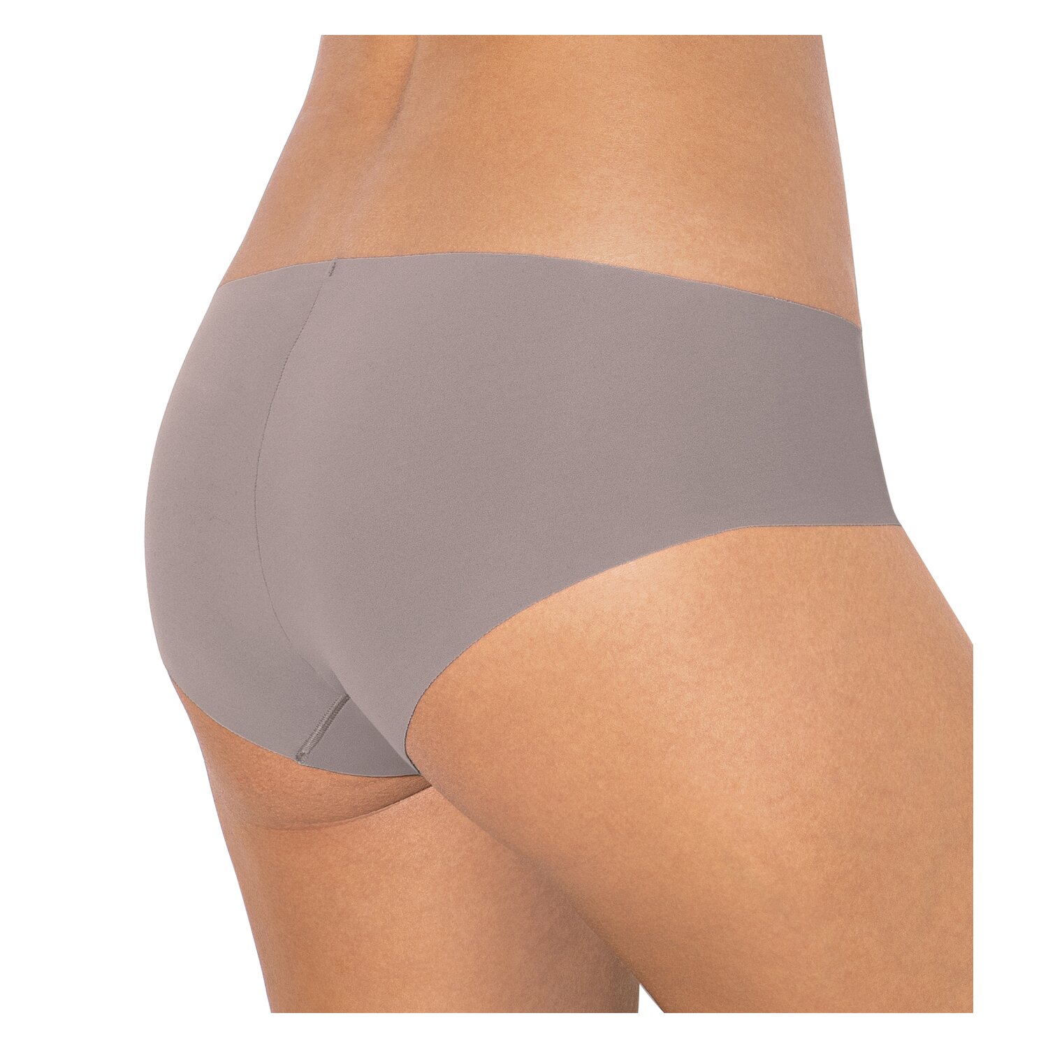 POMPADUR Hipster-Panty Lasercut, POMPADOUR  - taupe