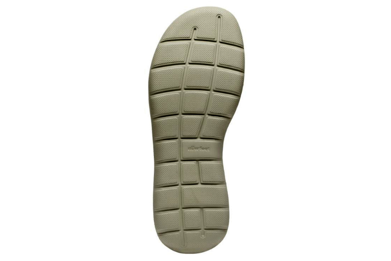 NEW FEET SKO I GRØN NUBUCK MED STRETCH