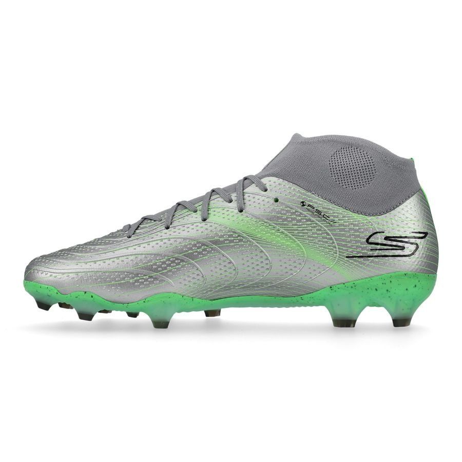 Skechers SKX_01 FG Laser Comfort - Argenté/Vert