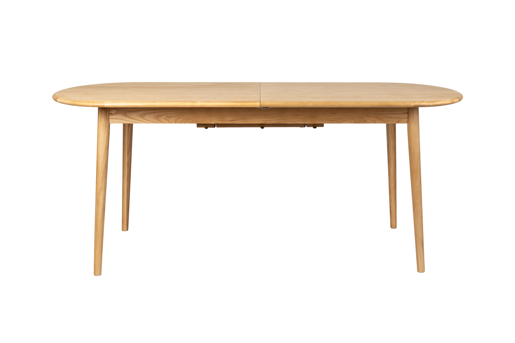 Eettafel Twist ovaal uitschuifbaar eiken 180-240 x 90 cm
