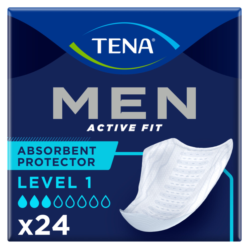 3x TENA Men Active Fit Level 124 stuks