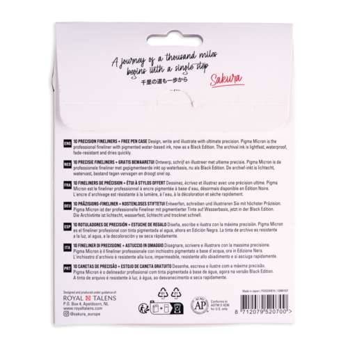 SAKURA® PIGMA MICRON™ BLACK EDITION Sets
