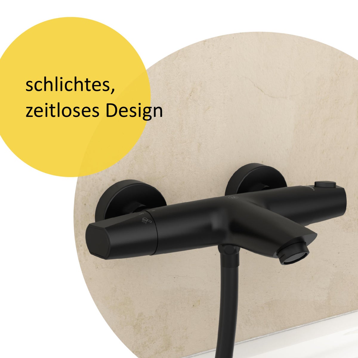 Instmaier badthermostaat T2, zwart