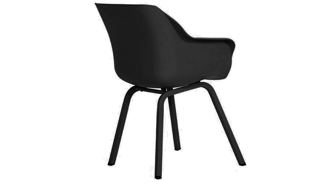 Tuinstoel Carbon Black 11.680.008 Sophie Element B62 x D58 x H84 cm