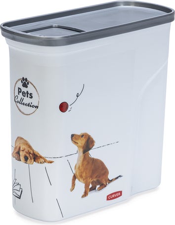 Curver voerton hond wit 2 L