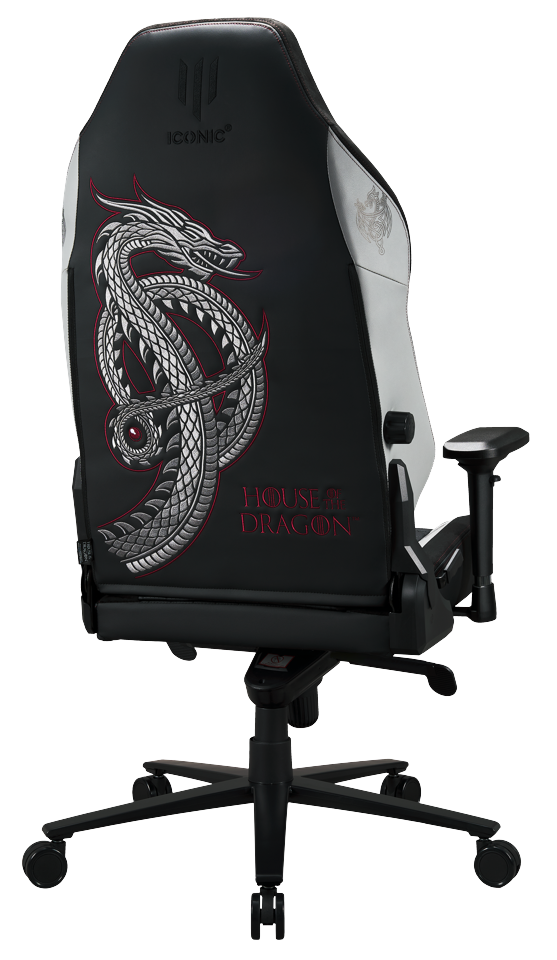 Apollon Collector / House Of The Dragon Black seat + grey/red