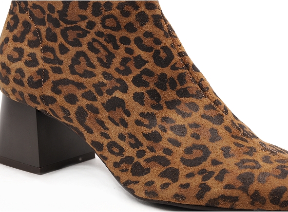 Fricote boots bottine talons femme 39532 leo noir