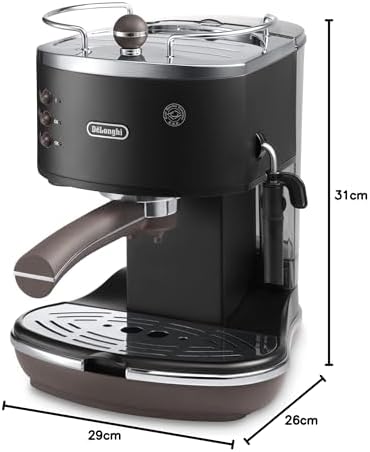 De'Longhi ECOV311.BK Machine à Expresso, 1.4L, Noir/Brun Foncé : Cuisine et Maison