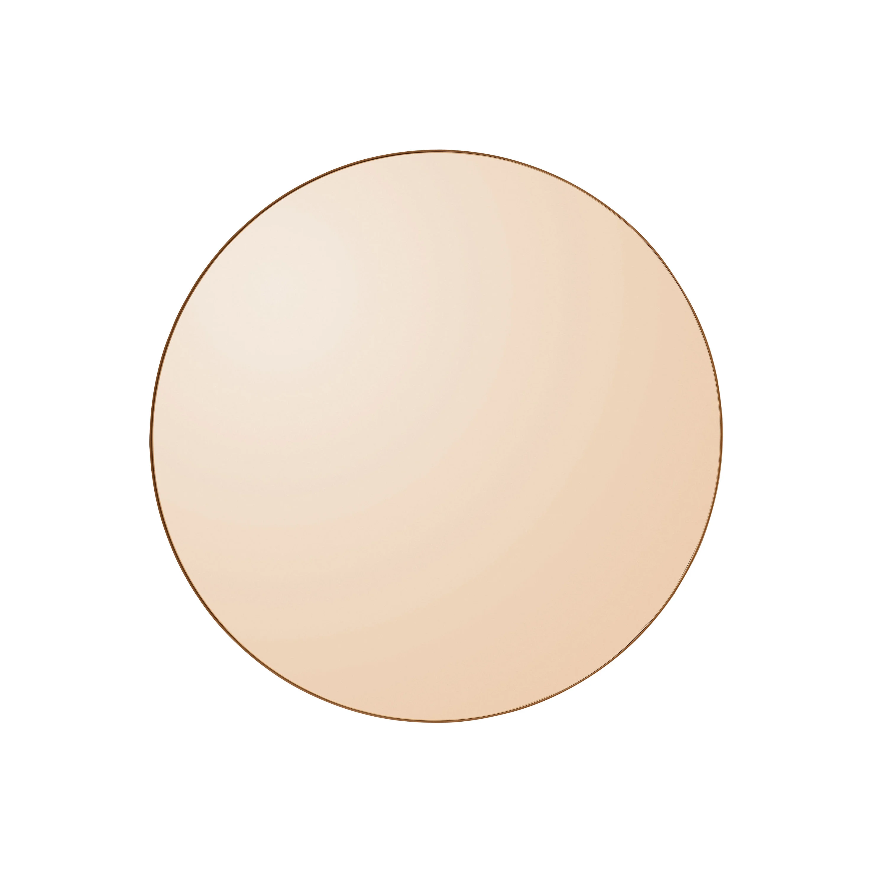 CIRCUM XS - Miroir mural bois | Jaune