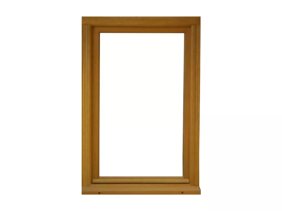 Fenêtre Bois 1 Vantail H105 X L80 Tirant Droite Côtes Tableau Gd Menuiseries