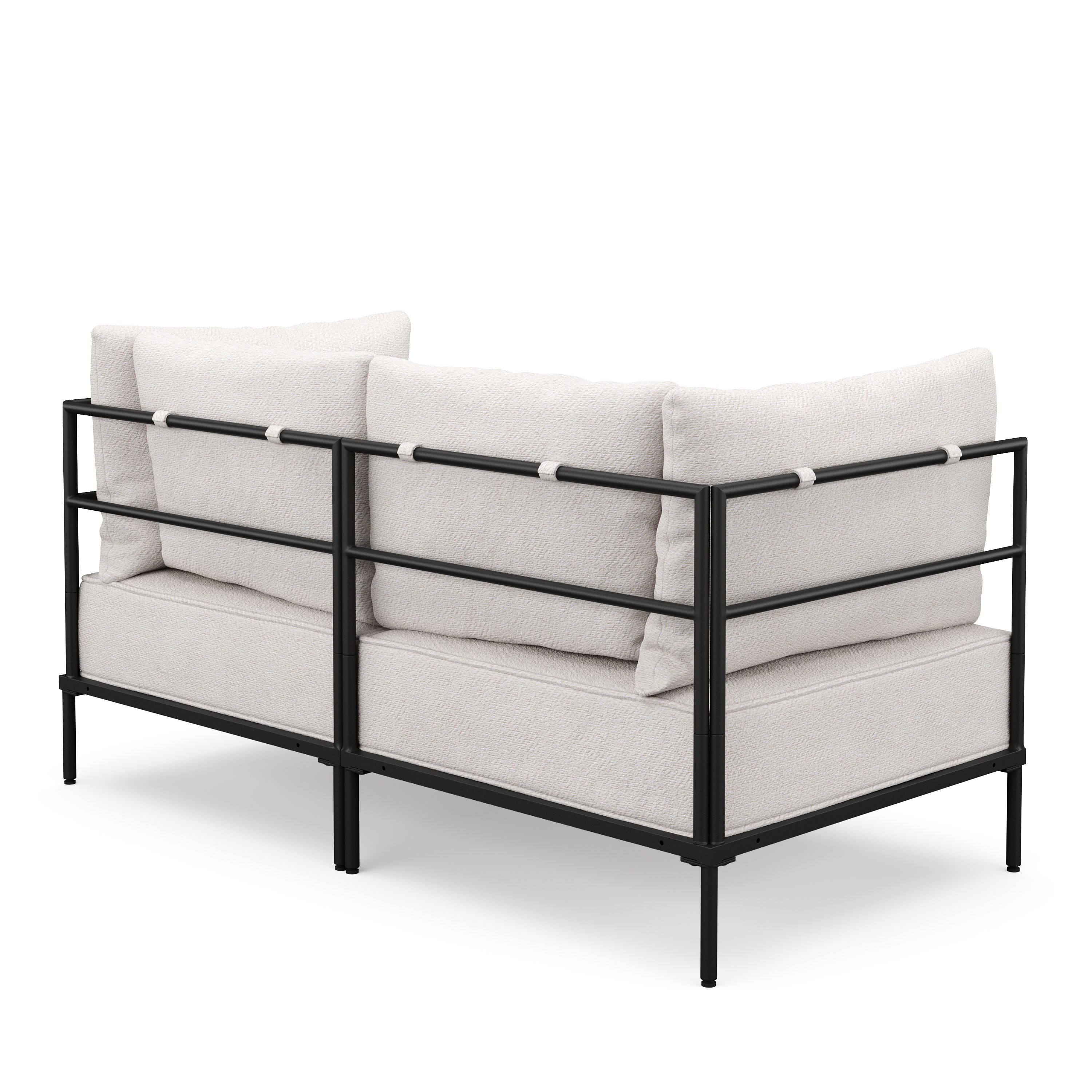 Sofa ETHAN 2-Sitzer creme