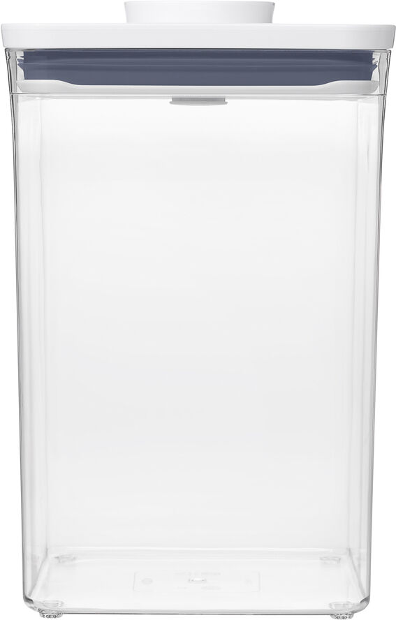 OXO OXO POP container, stor kvadrat, 4,2 l. Transparent