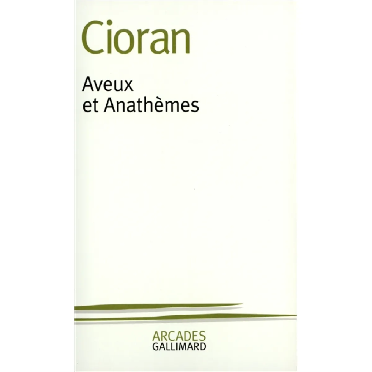 Aveux et anathèmes · Occasion