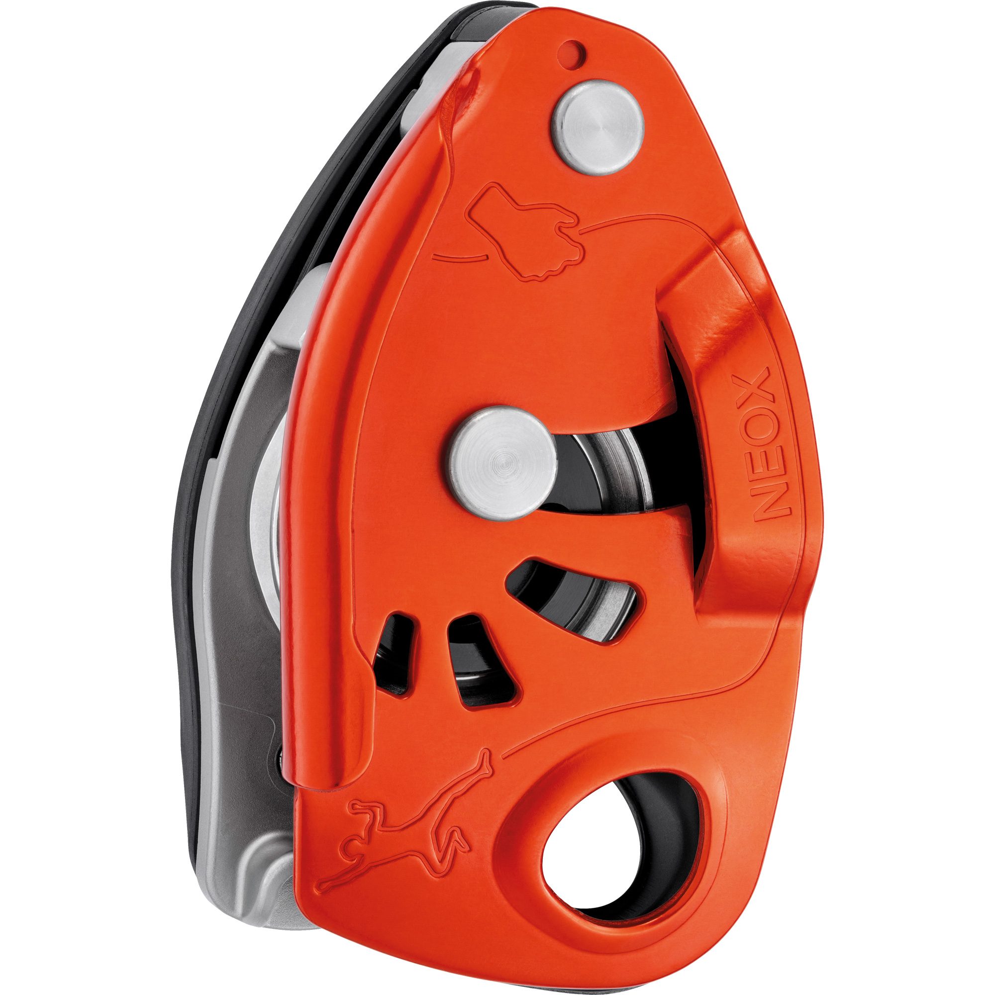 Petzl Neox Sicherungsgerät orange