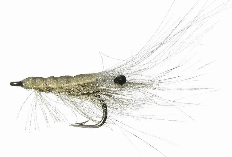 Unique Flies Organza Shrimp White # 10 White