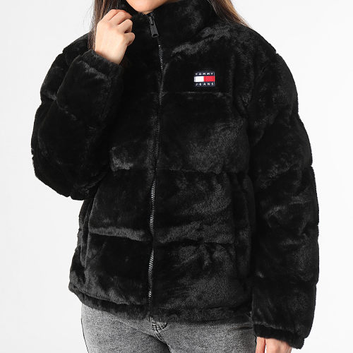 Doudoune Fourrure Femme Faux Fur 6854 Noir