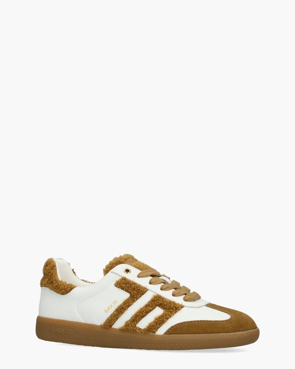 Back 70 Cloud Wit/Cognac Damessneakers