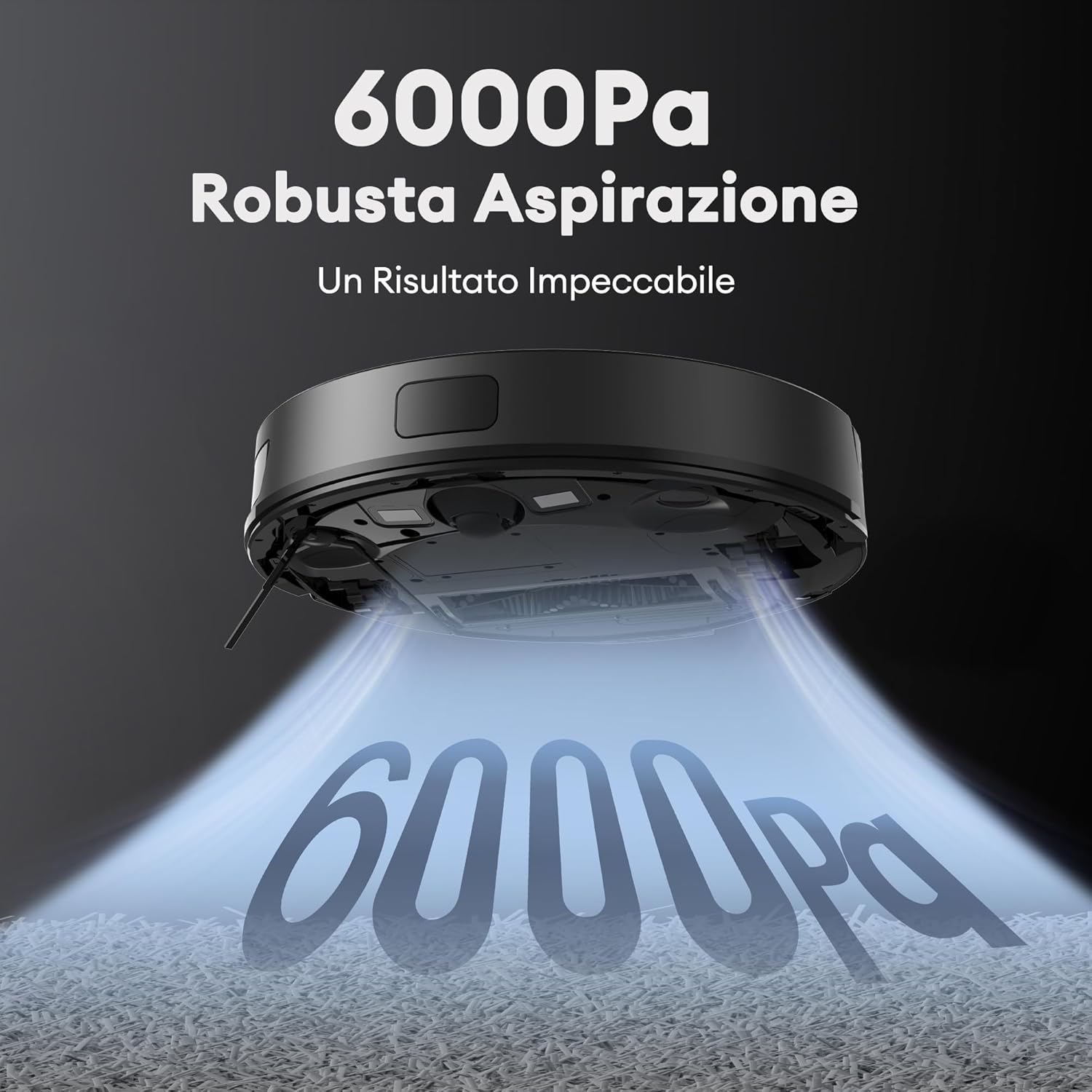 Ultenic Saugroboter mit Wischfunktion 6000Pa, Staubsauger Roboter mit LiDAR Navigation, 3 in 1 Saug und Wischroboter, 150 Min Laufzeit, App Steuerung, Ideal für Tierhaare, Teppich & Hartböden​