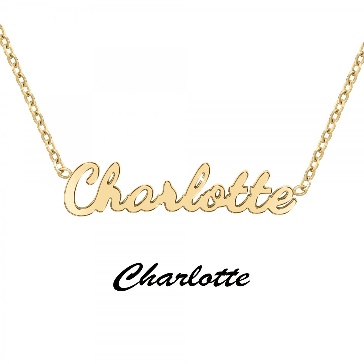 Charlotte - Collier prénom