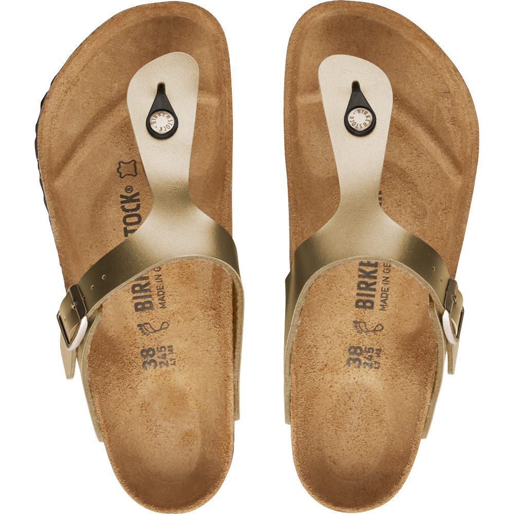 Birkenstock Gizeh Birko-Flor® Sandalen Damen gold