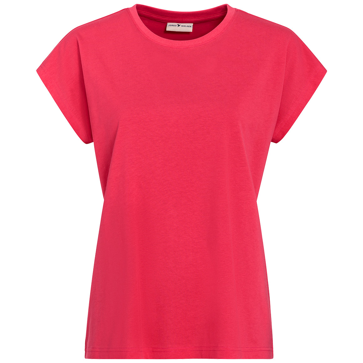 Jonas Nielsen Damen T-Shirt mit überschnittenen Ärmeln pink