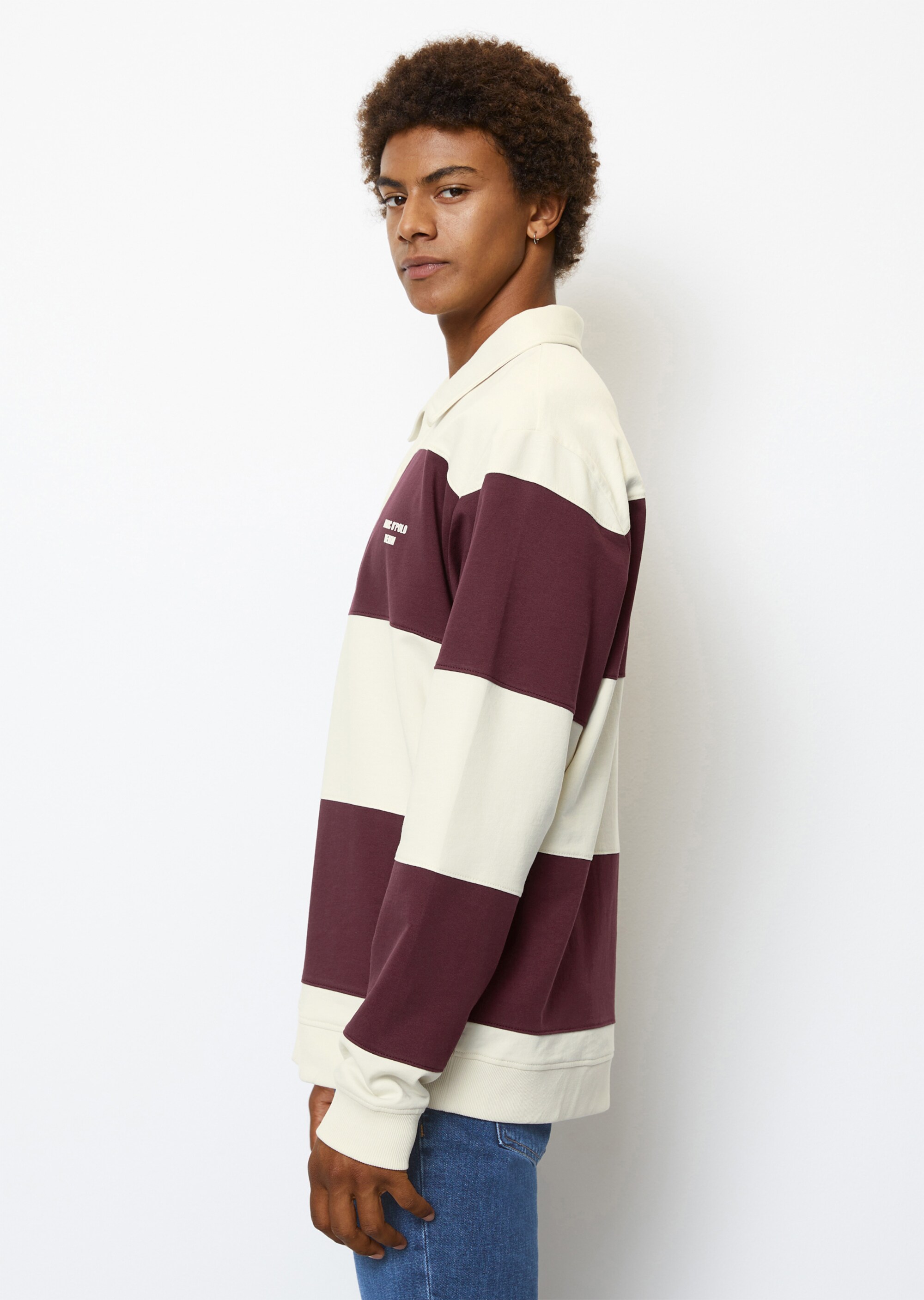 Rugby-Sweatshirt oversized aus Organic Cotton