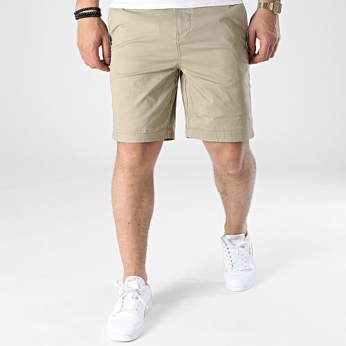 Short Chino Comfort Beige Foncé
