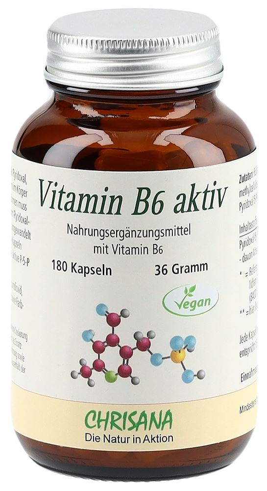 CHRISANA Vitamin B6 aktiv<br>180 Stück, Dose, Kapsel