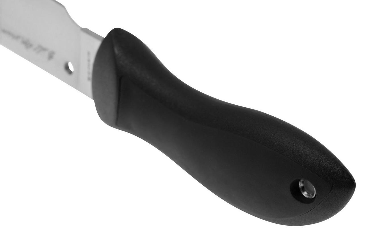 Spyderco Moran Upswept FB01P Black FRN, vaststaand mes