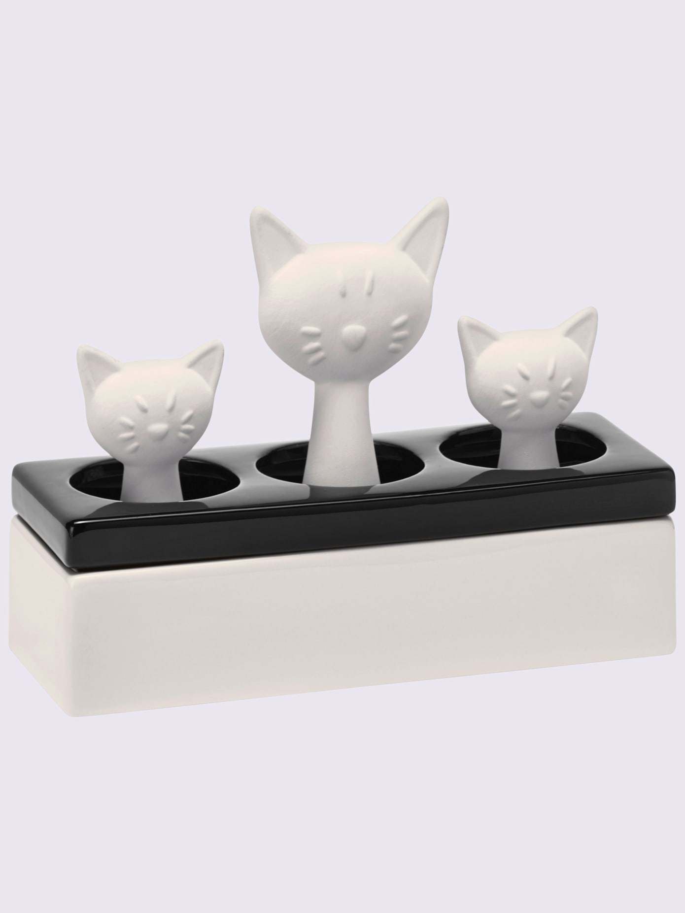 Humidificateur d'air famille de chats au grand complet dans un pot