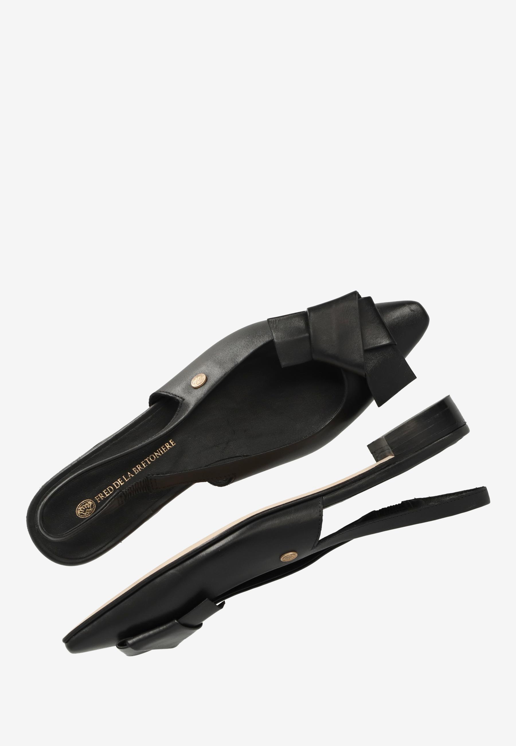ELISSE SLING Slingback nappa leather Black