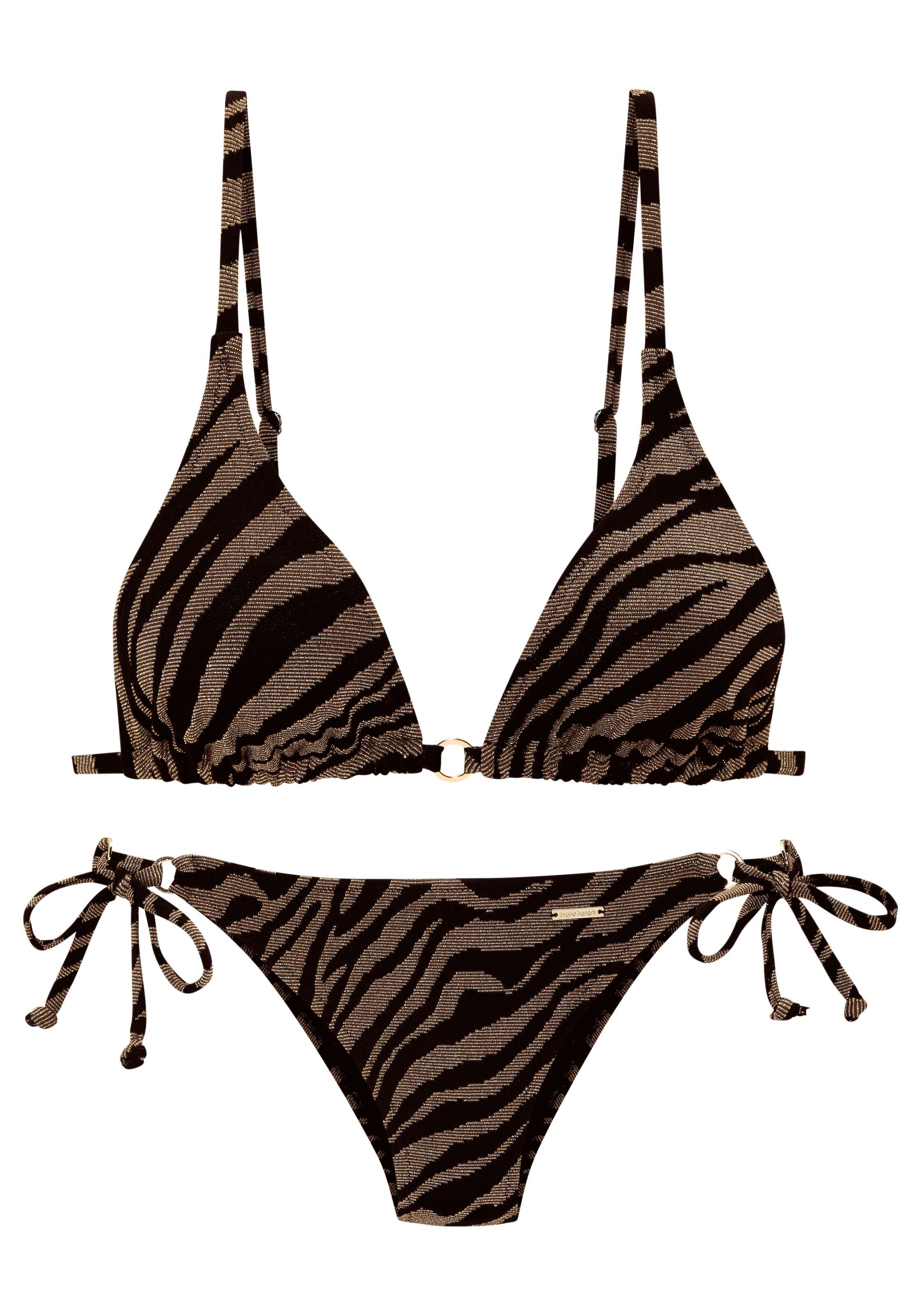 Bruno Banani Triangel-Bikini , in zweifarbiger Animal-Optik